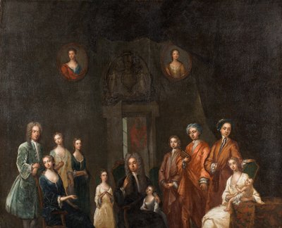 Ritratto di Sir Francis Grant, Lord Cullen, e la sua famiglia da John Smibert